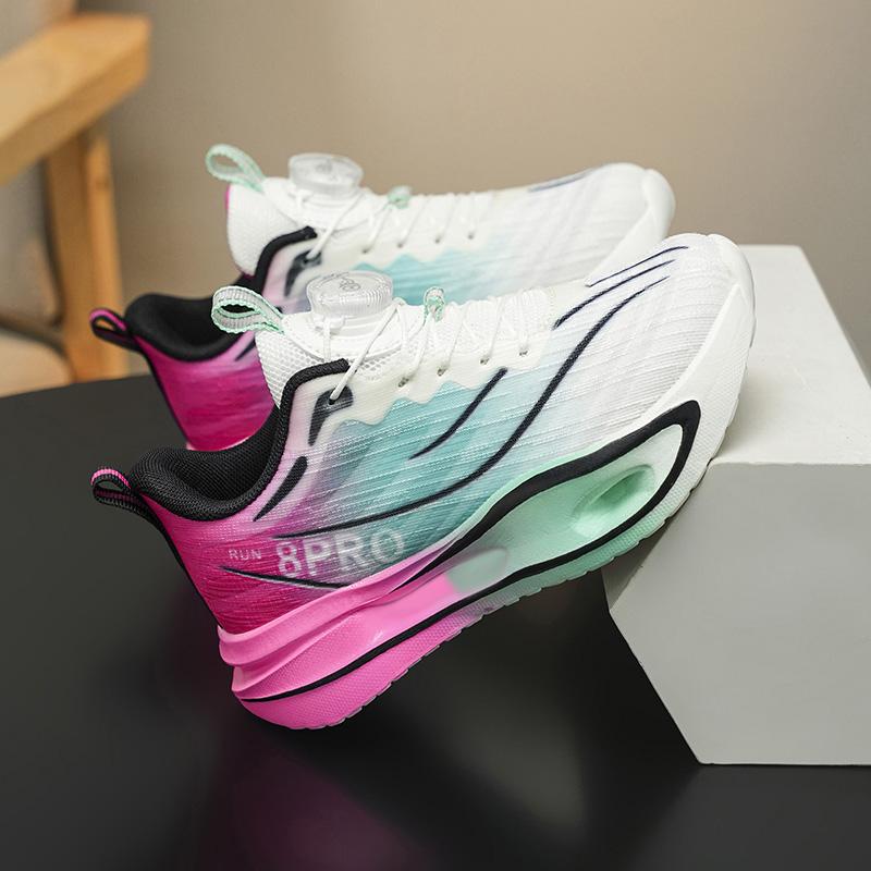 Vier Jahreszeiten Kinder Sneaker Hohe Qualität Ultra Leicht Anti Rutsch Knopfverschluss Trainingsschuhe Komfort Mädchen Jungen Outdoor Laufschuhe