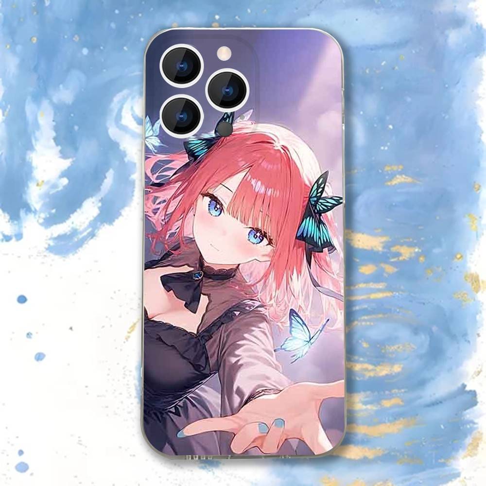 Phone Case For iPhone 17,16,15,14,13,12,11 Pro,Max,Plus,X,XS,XR,SE4,E Mini Nino Anime N-Nakano Clear Cover