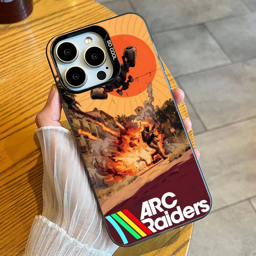 

Чехол для телефона Game ARC R-Raiders-s Для iPhone 16 17 15 14 12 13 Pro Max Черный Конфетный Матовый Ударопрочный Чехол iPhone16