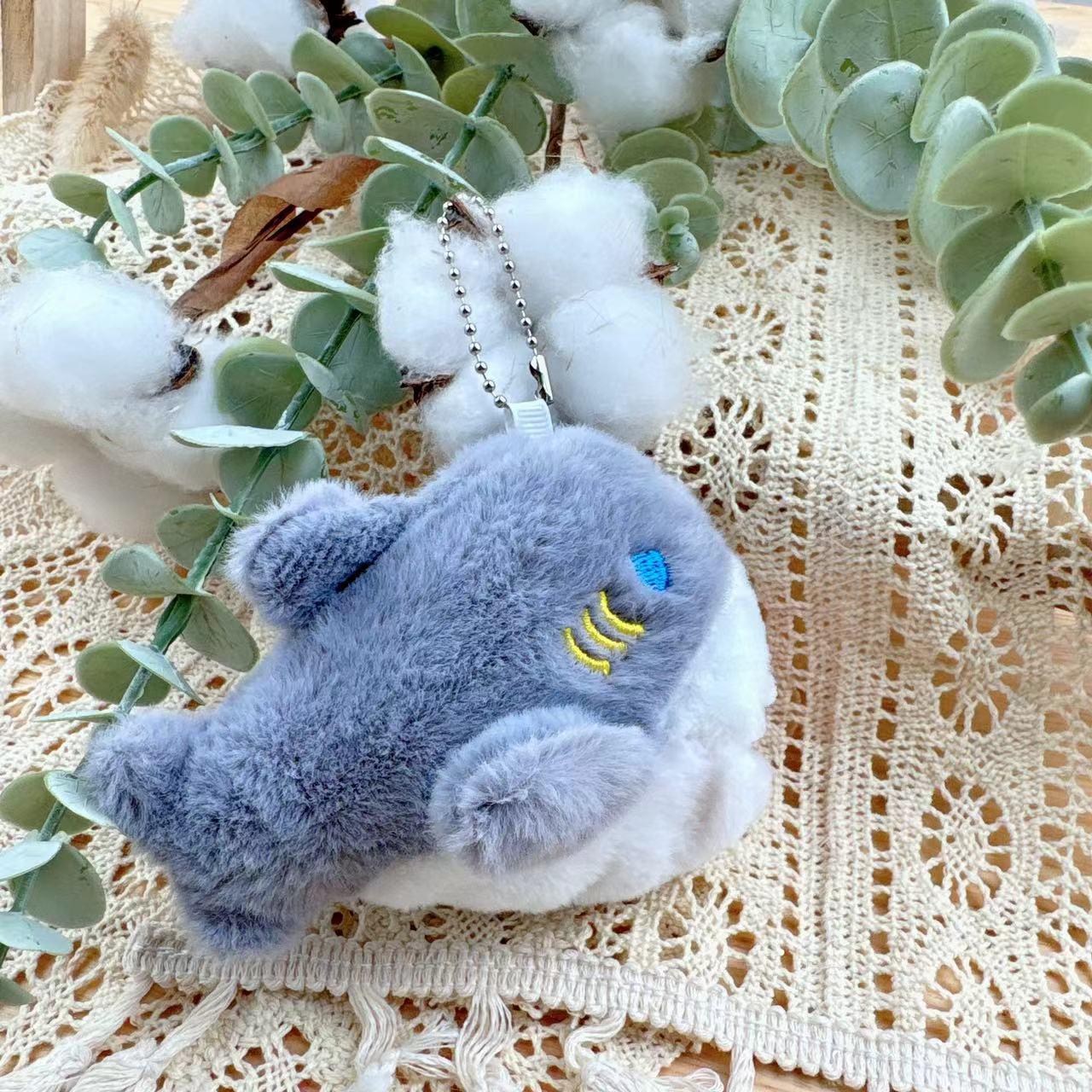 

Плюшевый брелок Акула Кит - Подвеска Игрушка Морская Жизнь 9cm Length