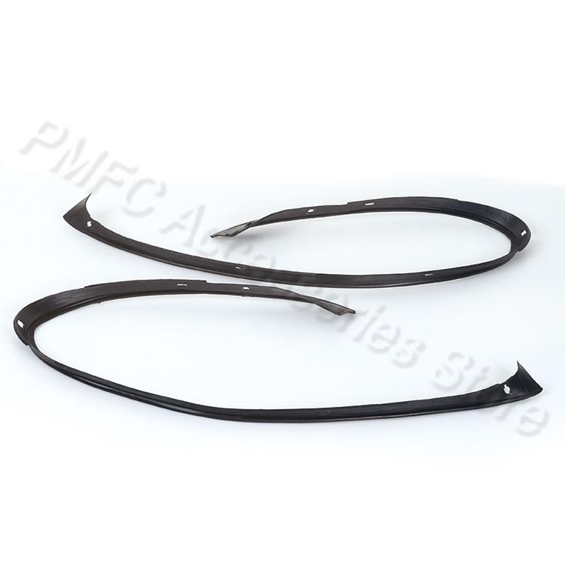 X-CAR Para Porsche Cayenne 2011 2012 2013 2014 Tira de Sellado de Goma para Faro Embellecedor Tira Decorativa para Faro Luces del Coche Carcasa del Coche