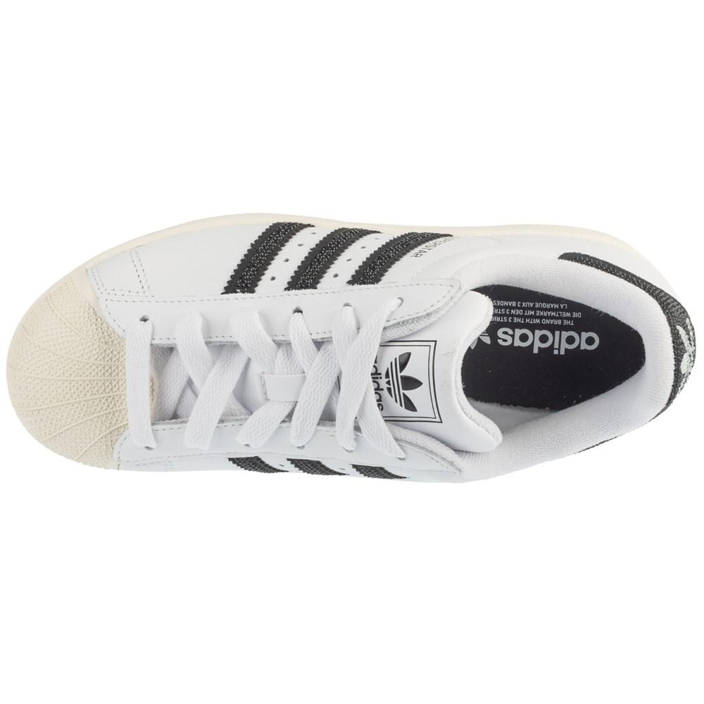 Adidas superstar ii w sneakers leather white/black
