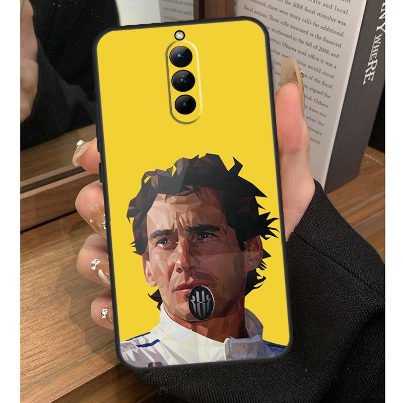 Racing Ayrton Senna Case For Nubia Red Magic 10 Pro Plus 6 7 Pro 6S 7S 5G 6R RedMagic 9S 8S 8 9 Pro Plus Coque