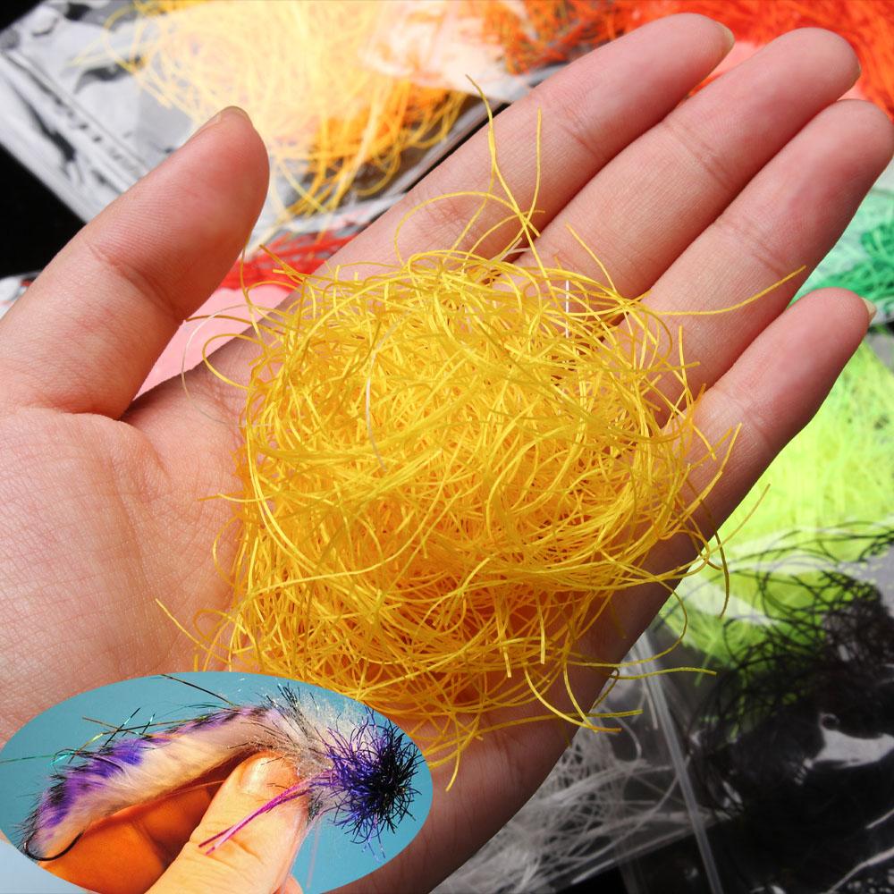 2g/opakowanie Pływająca nimfa/sucha mucha Dub Fly Tying Silikonowy materiał do dubbingu Przynęty wędkarskie 10 dostępnych kolorów