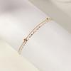 Mcel 18K Chouette Golden Ball Double Chain Anklet