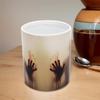 11oz Ceramic Color Changing Coffee Mug The Walking Dead Morphing Mug Bloody Zombie Cup Gifts for Men Women