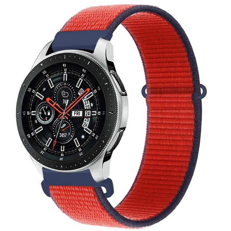 20/22mm band For Galaxy Watch 3/46mm/42mm/active 2 strap Samsung Gear S3 Frontier Sport Nylon Bracelet Huawei watch GT 2 41 45mm