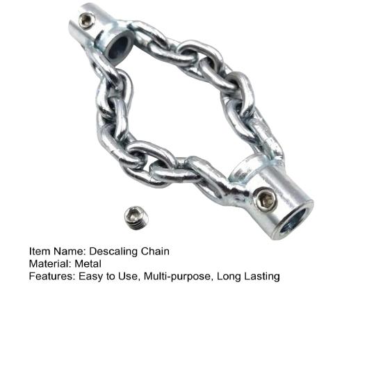 Flex-Shaft Sewer Descaling Chain Push-Type Rotary Cable Sewer Dredge Spring Drain Clog Remover PVC Pipe Maintenance Tool