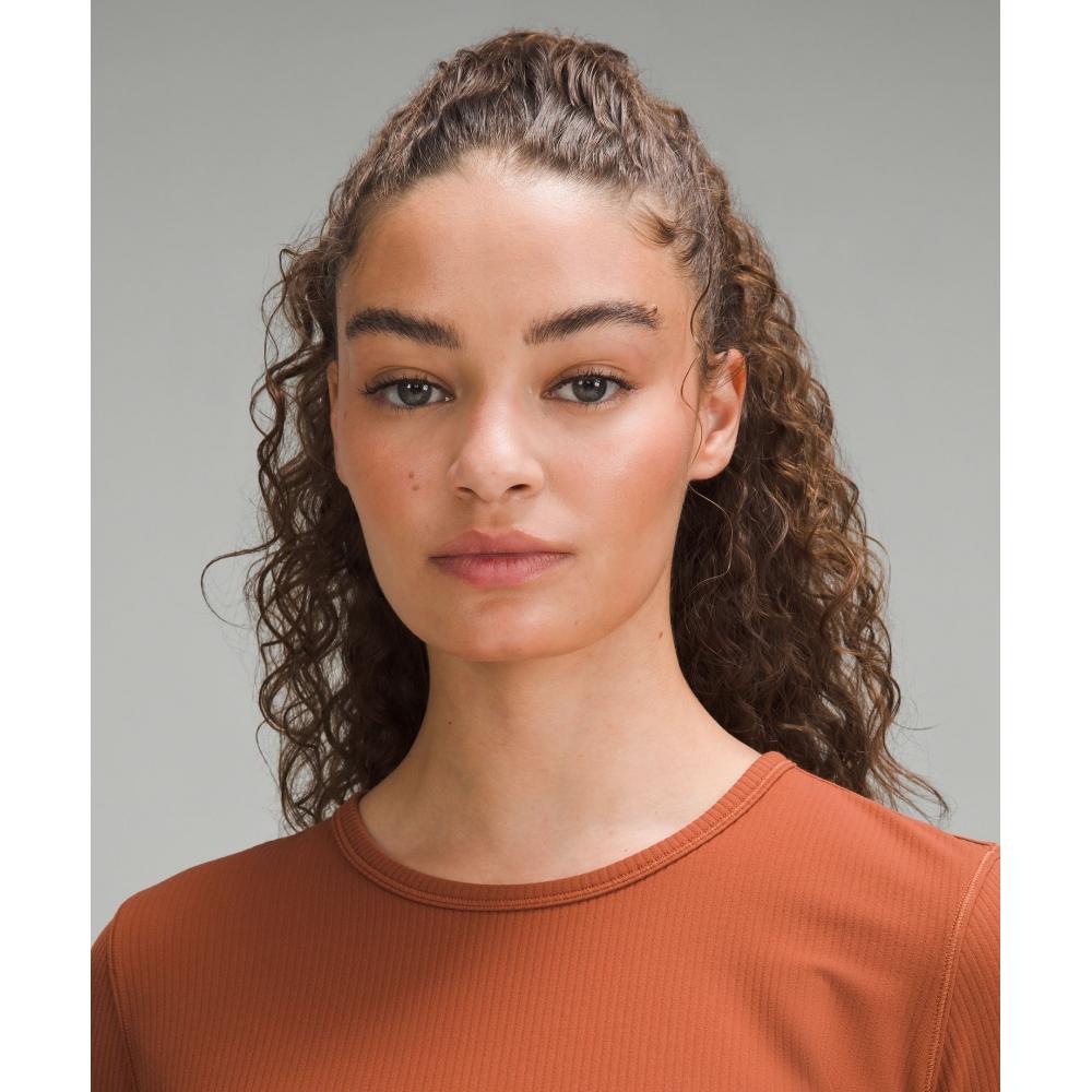 Lululemon All It Takes Ribbed Nulu Long Sleeve Shirt Sable