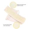 Long Exfoliating Body Scrubber with Strap, Soft Bath Sponge & Dry Brushing Tool for Shower & Spa, Dead Skin Removal Washcloth