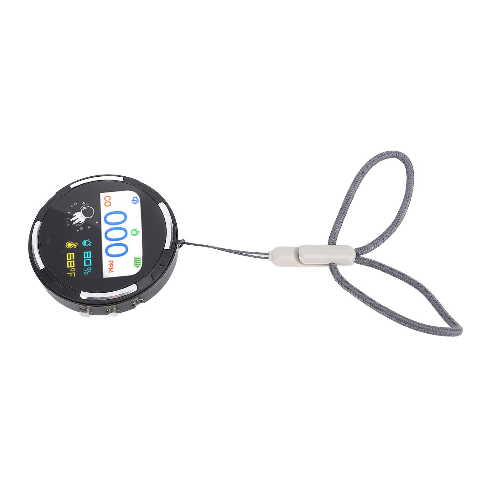 

Portable CO Detector Water Resistant 1000mAh Rechargeable CO Meter Tester for Car RV Travel Camping Tent Hotel Room Home Boat Vehicle