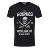 Die Goonies T-Shirt Sag niemals stirb Offiziell Neu Schwarz