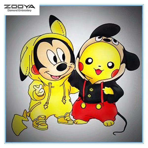 

ZOOYA DIY 5D Полный дрель Алмазная картина Мультфильм Вышивка Крестом Мозаика Картина Домашний декор