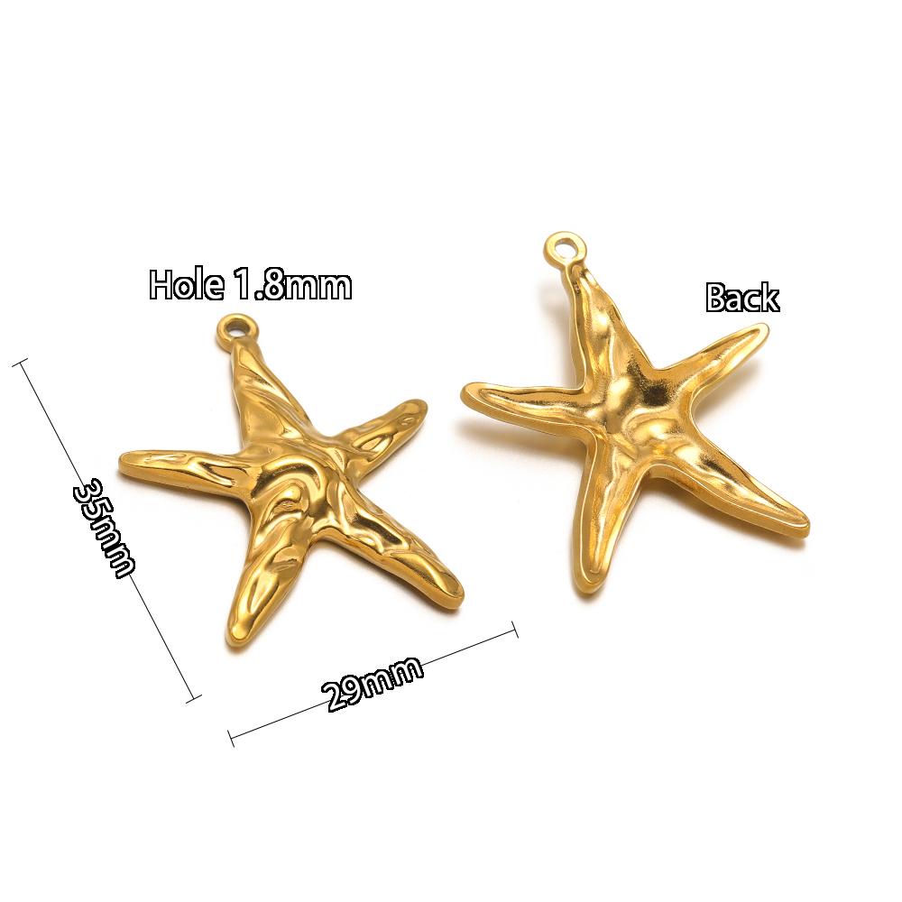 5Pcs Stainles Steel Face Sun Flower Gold Charms for DIY Hiphop Necklace Pendants Supplies Jewelry Findings Women Earrings Making
