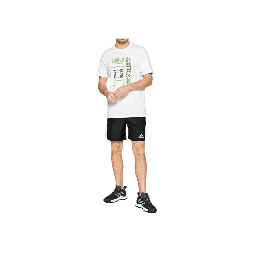 adidas Pantalones Cortos Deportivos Reflectantes con Bloque de Color para Hombre Pantalones Negros HE9259