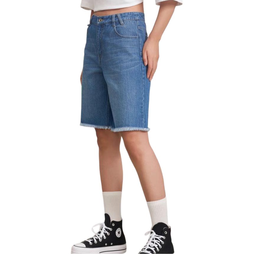 Converse Denim Shorts Women's Blue 10027228-A01