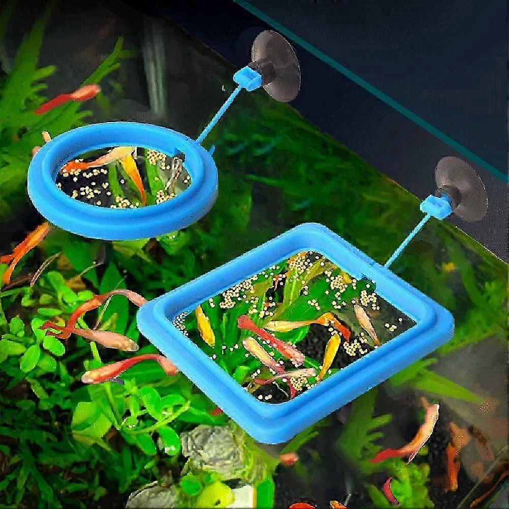 Feeding rings for fish tank 2pcs practical solution