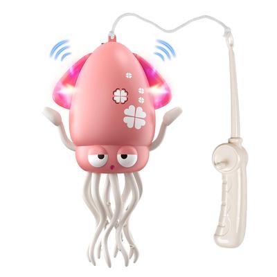 Elektrischer Roboter-Oktopus zum Tanzen Elektrisches Oktopus-Spielzeug mit LEDs und wiederaufladbarer interaktiver Hindernisvermeidung Musikalisches Roboter-Haustierspielzeug für und Kinder