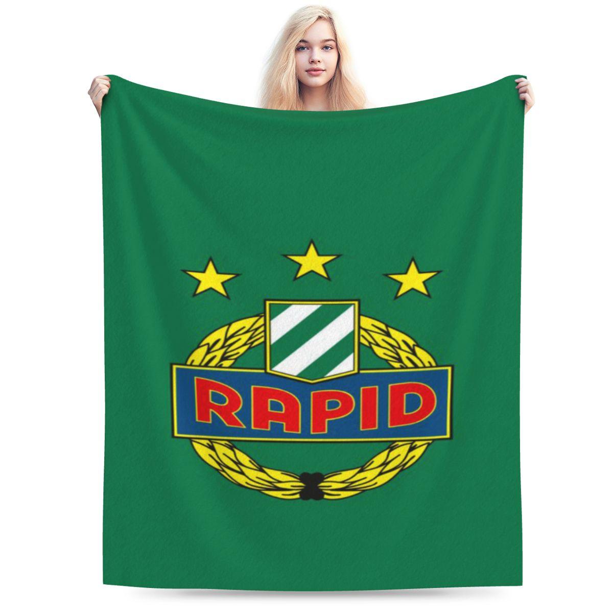 RAPID WIEN FOOTBALL CLUB Personalized Warm Gift An UltraSoft Micro Fleece Blanket 75x100cm