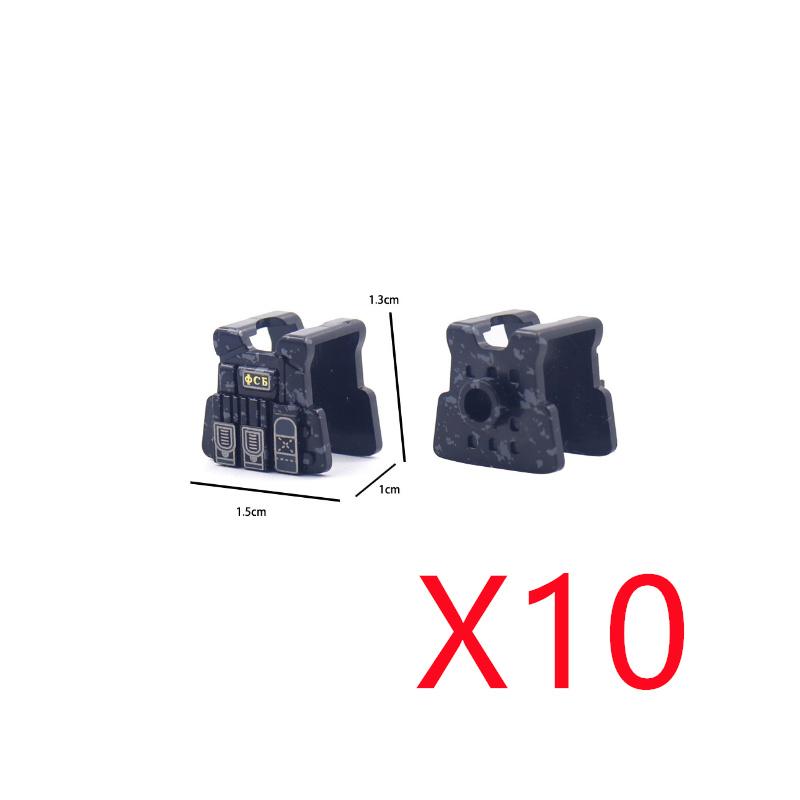 Military Building Accessories Mini Brick Camouflage   Hat Tactical Helmet Peaked Cap Backpack Radio Toy Gift DIY K040