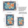 5D Diamond Painting Orange Full Drill Rhinestone Embroidery Cross Stitch Kits for Adults Home Decor Wall Art Gift