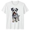 Schnauzer Dog Animals Dogs Unisexs TShirt Unisexs Tee Graphic Unisex Top Canine