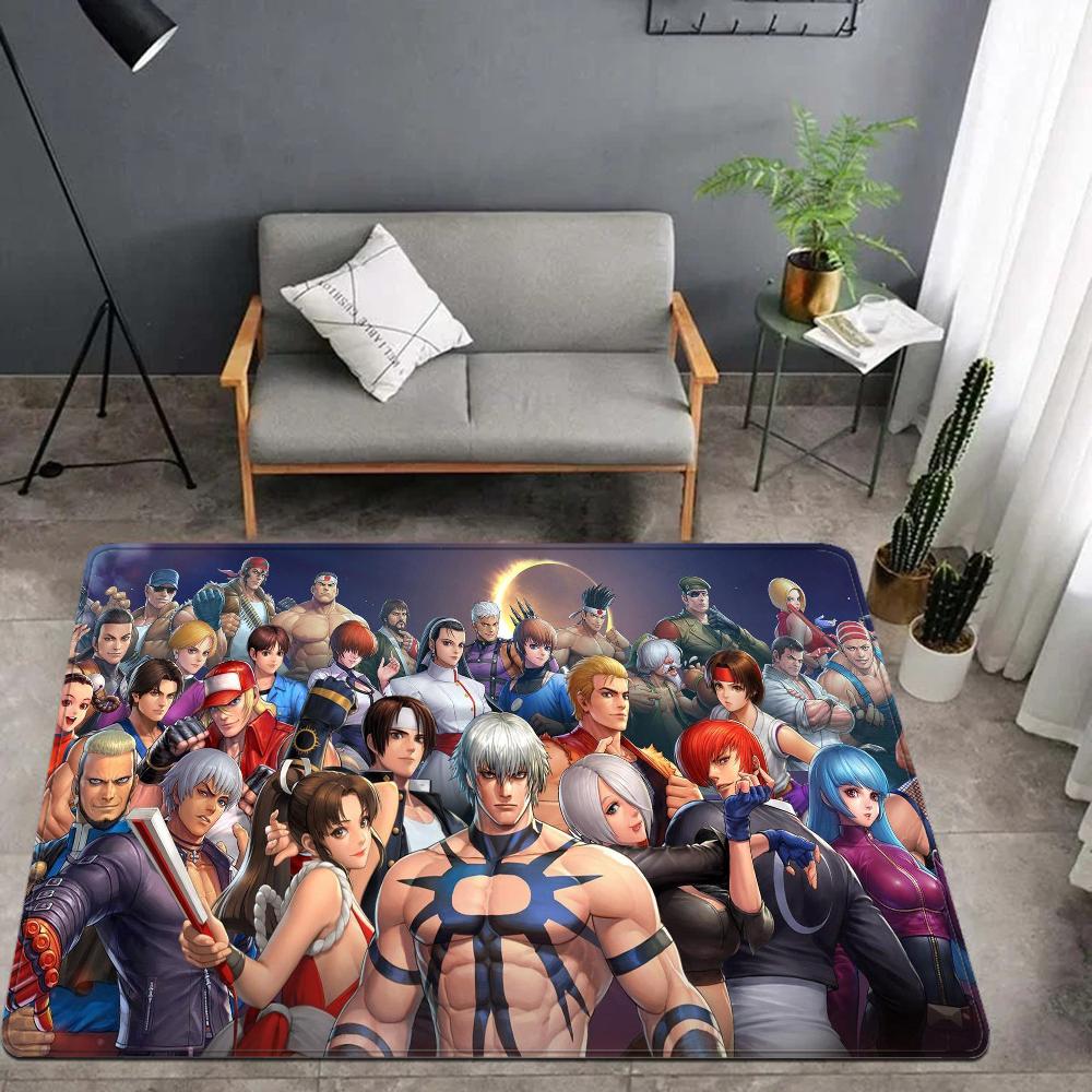 King of Fighters Floor Mat Bathroom Mat Kids Room Bedroom Decoration Balcony Anti-Slip Doormat Living Room Welcome Rug