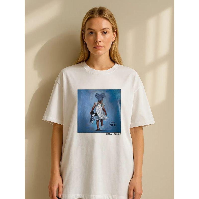 Western Style New Fashion Casual Loose Print round Neck Short sleeve T-shirt Top Printed T-shirt Top
