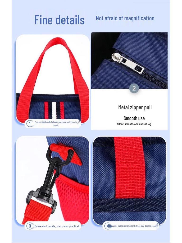 Large Capacity Tote Bag for Students – Hand-held and Crossbody Options for Elementary and Junior High Use