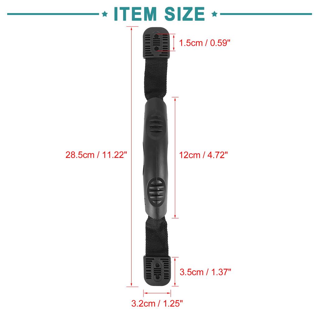 ACROPIX Kayak Carry Handle Car Accessories Black - Set of 2