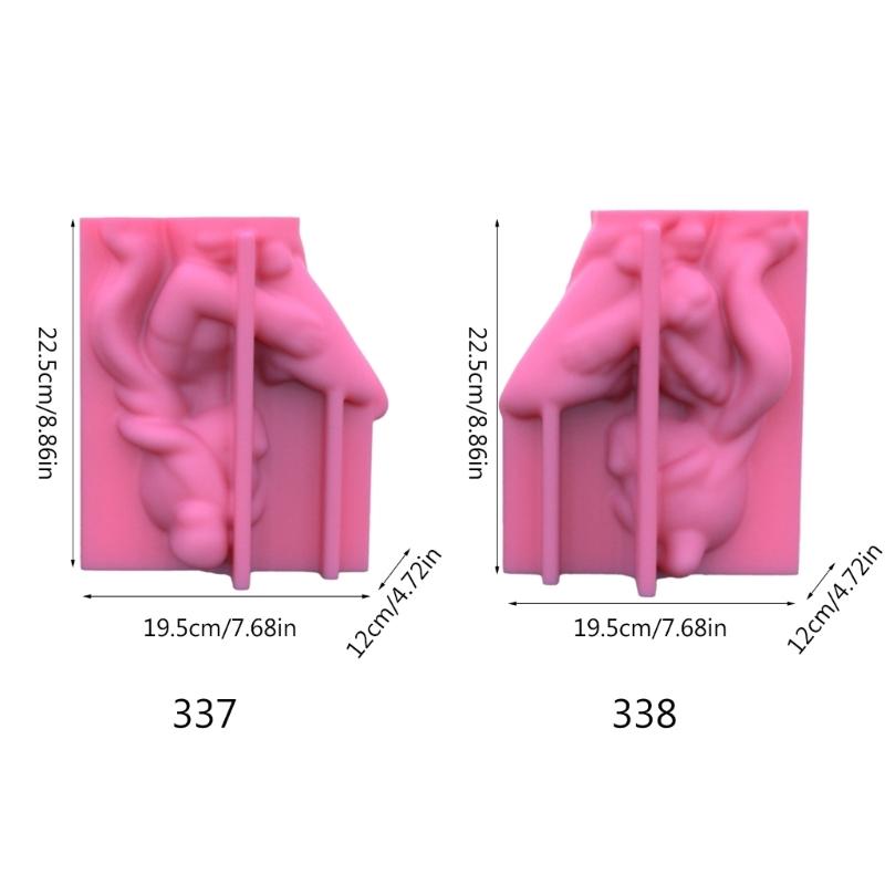 Flower Pot Silicone Mold Vase Epoxy Resin Mold Girl Holding Flowers Succulent Planter Pot Pen Holder Making Mold Crafts