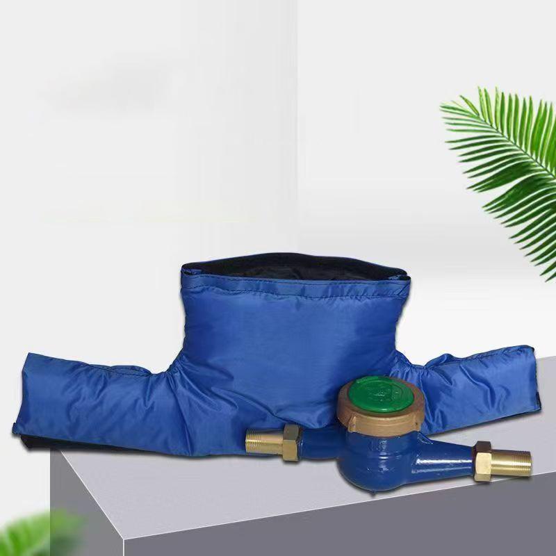 Double Sided Water Meter Insulation Cover Weatherproof 3 Way Sprinkler Valve Cover for Outdoor Winter Pipe Freeze Protection