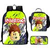 Roblox Printed Backpack, Children'S And Elementary School Bags