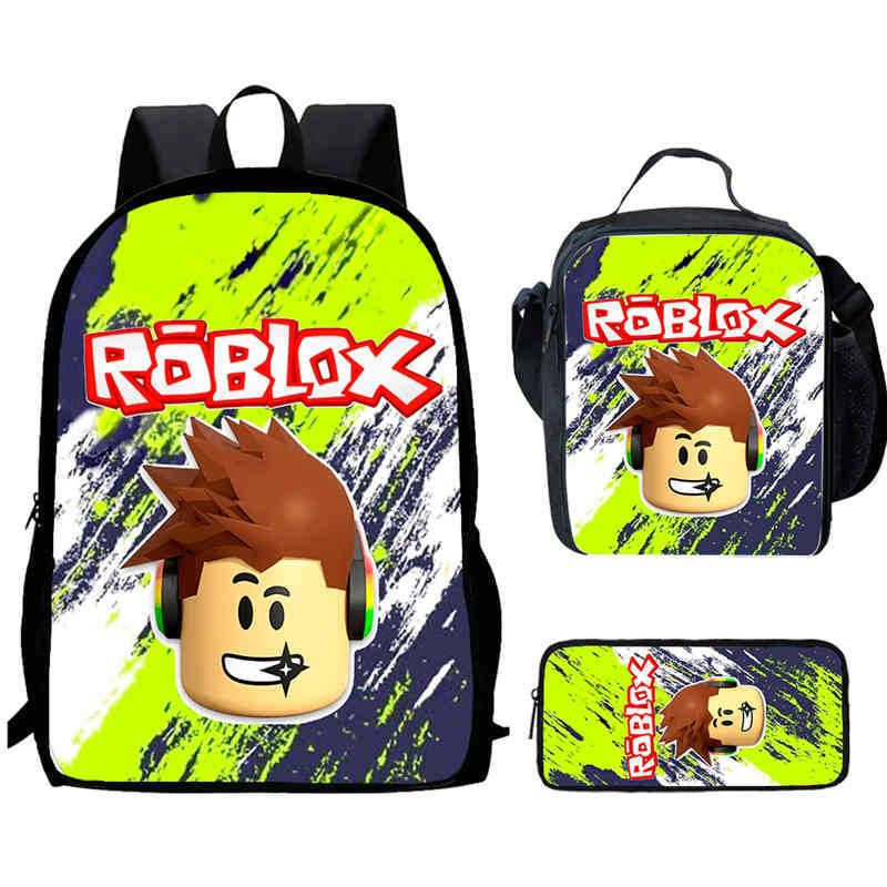 Roblox Printed Backpack, Children'S And Elementary School Bags