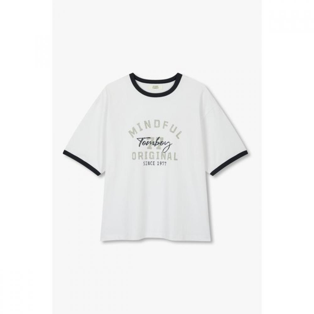 

STudio Tomboy Mindful Ringer T shirT 9176222989 Braun/OS