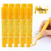 10pcs/set Twin Tip Colored Permanent Art Markers Pens Fine Point Waterproof Oily Black Ink Sketchbook Painting School Supplies