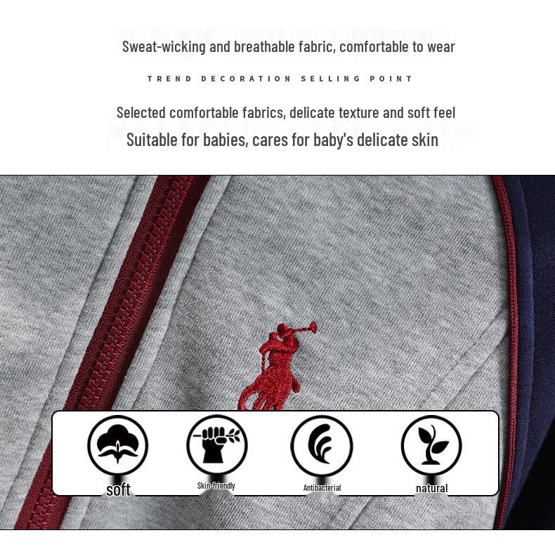 Chłopięcy sportowy zestaw z kapturem i spodniami dresowymi - Wiosna/Jesień 2025