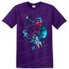 Camiseta Super-Herói Cyborg Victor Stone Arte Cibernética Retrato Gráfico Tee