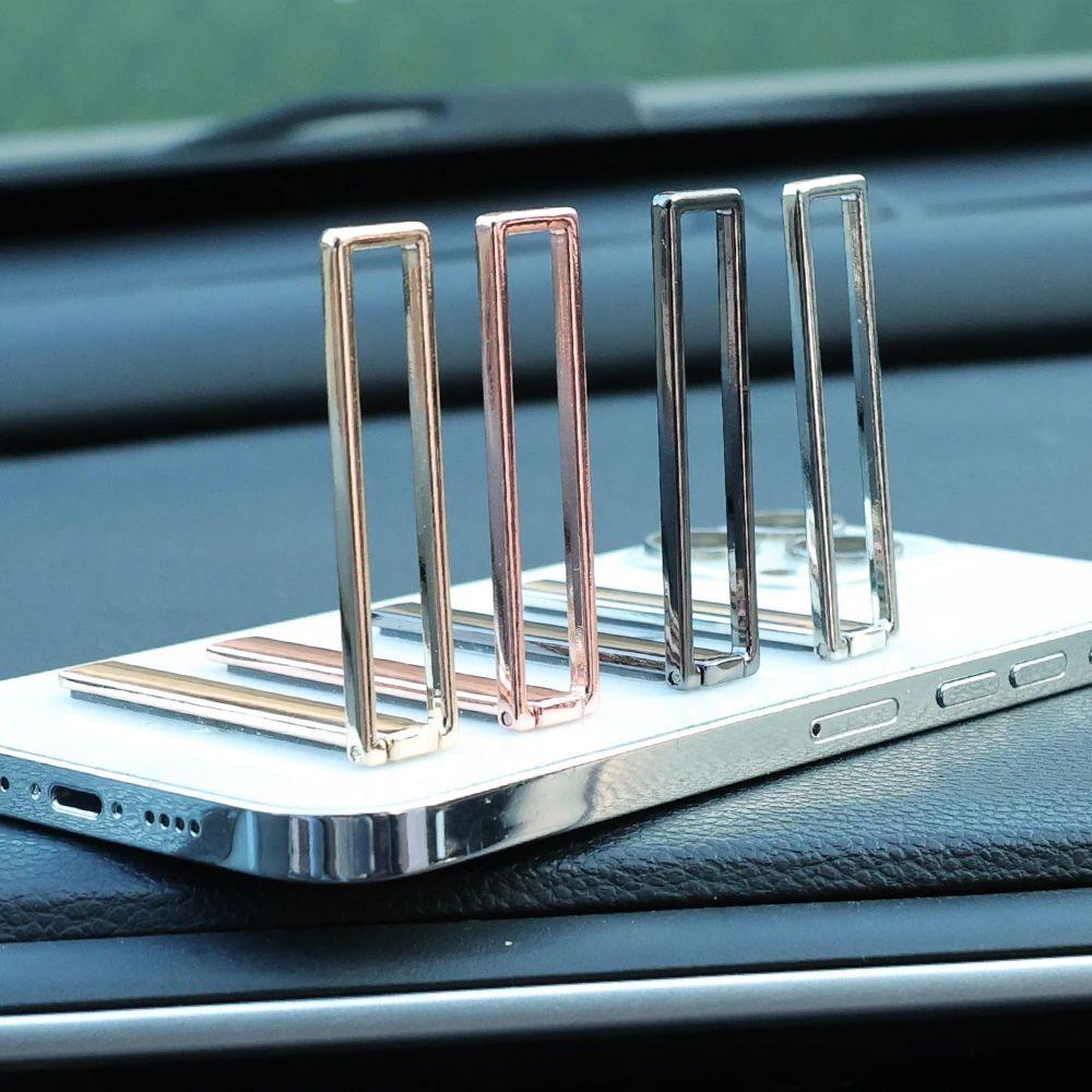 Ultra-dünne faltbare Handyhalterung Halterung Metalllegierung Unsichtbar Tragbare Handy-Ständer Universelle Desktop-Handy-Halterung Ständer