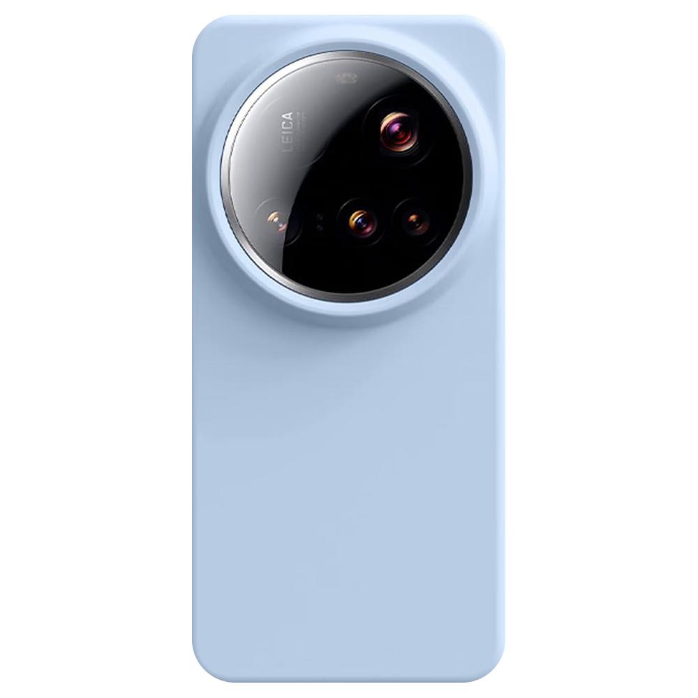 

For Xiaomi 15 Ultra Case Liquid Skin Feel Hard PC Protective Phone Cover Sky Blue