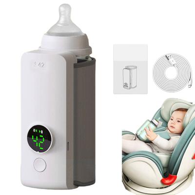 Portable Milk Heater 6000mAh Wireless Bottle Heater Fast Heating 48-Hour Warmth Retention