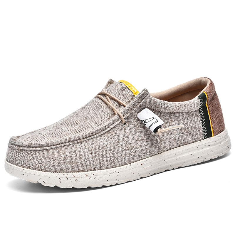 MEN'S BREATHABLE CANVAS SLIPPERS - Lightweight Casual Sneakers for Everyday wearWear-resistant, Durable and Easy To Put On and Take Off Design