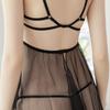 Sexy Pajamas Women's Transparent Erotic Underwear Women's Steel Tray Gathers Open Panties Nightgown Passion Clothes Seduction Suit