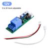 JK11 Adjustable Cycle Timer Delay On/Off Switch Power Supply Relay DC 5V 12V 24V Timer Delay Relay Module (0 -24hours)