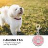 Dog Collar Pendant Durable Pet Tag for 5Pcs Adorable Dog Id Tags