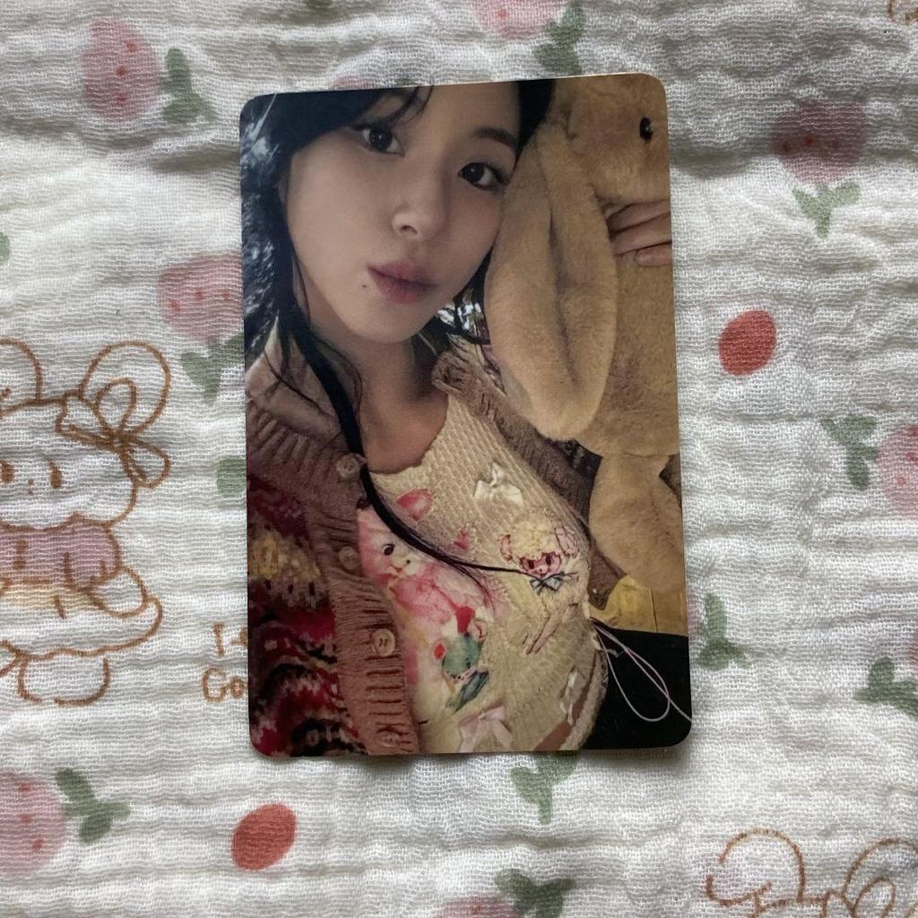 [USED] TWICE Chaeyoung With YOU-th Pre-Recorded Korean Public Broadcast Trading Card