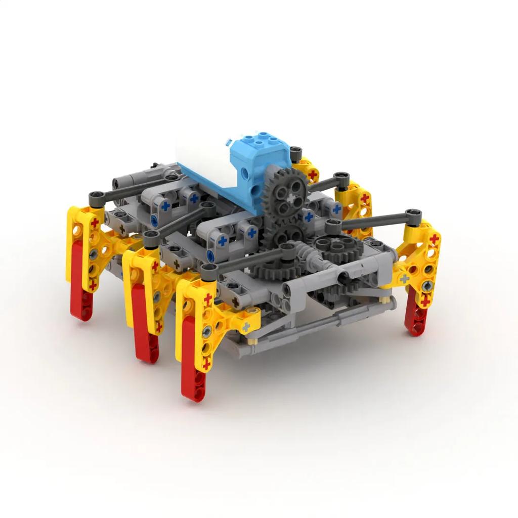 Stem Robotic Moc Hexapod Spider Robot Construction Blocks Educational Diy Toys Six Legged Spider Model Blocks Kids Gifts