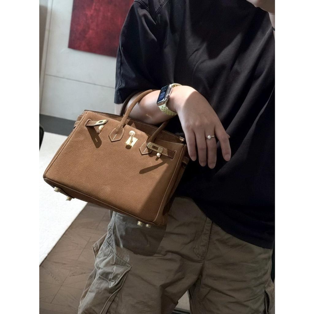 Wildleder einzelne Schulter Crossbody Damenhandtasche Echtleder Damen Tasche Klassisches Korn Poliert Retro Tasche Damen