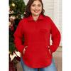 American Shiying Plus Size Half Zipper Pullover Knitwear Female 2025 Winter New Arrival Pure Color Hoodless Sweater Female