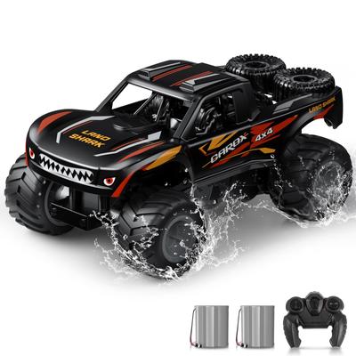 Carox Rádio Controle Carro Anfíbio Rádio Controle Carro RC Carro Brinquedo Rotação de 360 Graus 60 Minutos de Tempo de Operação Vem com 2 Meninos Crianças